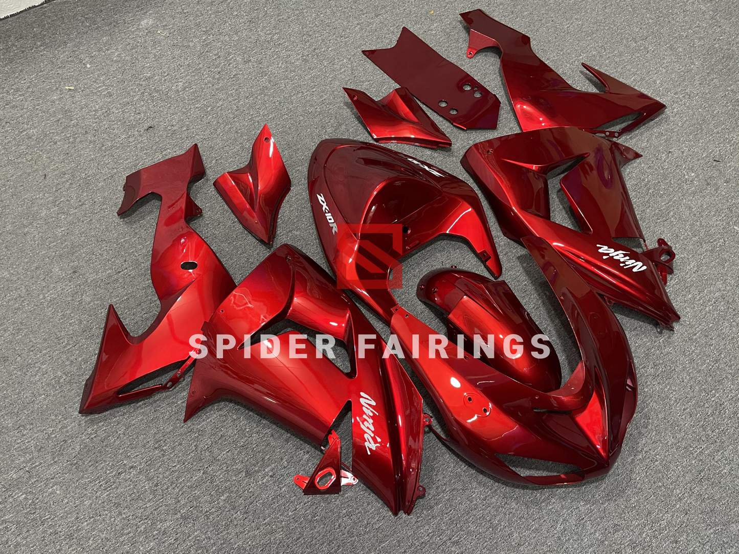 Gloss Red-Kawasaki ZX-10R 2006-2007