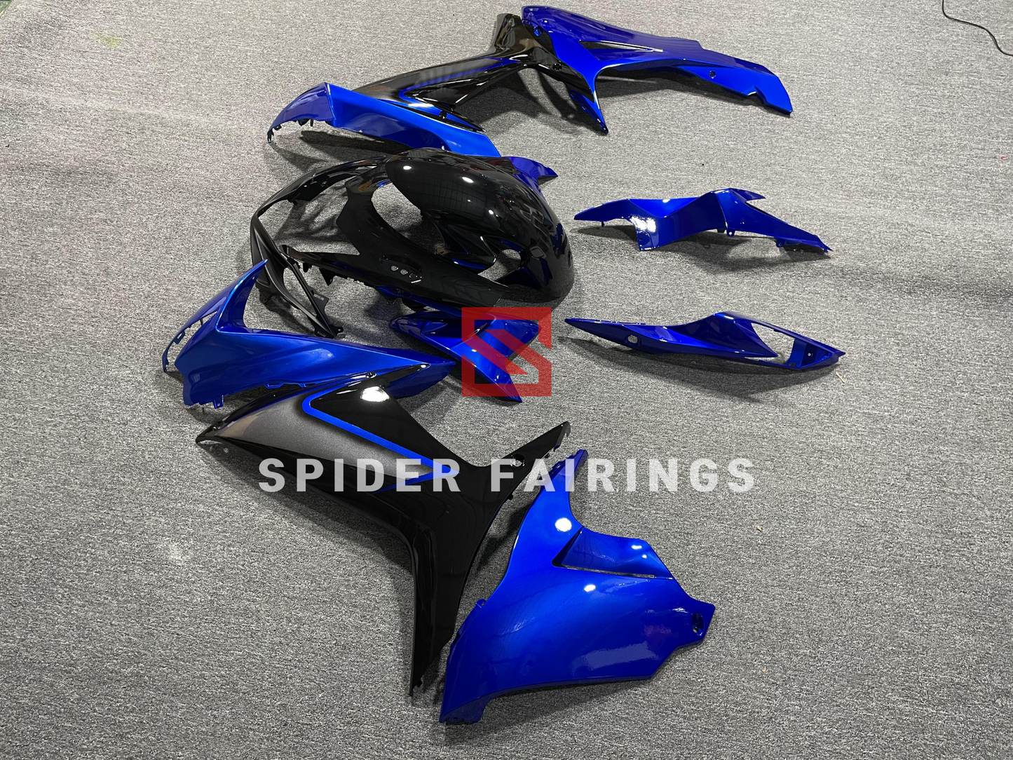 Gloss Blue and Black-Suzuki GSXR600-750 2011-2019