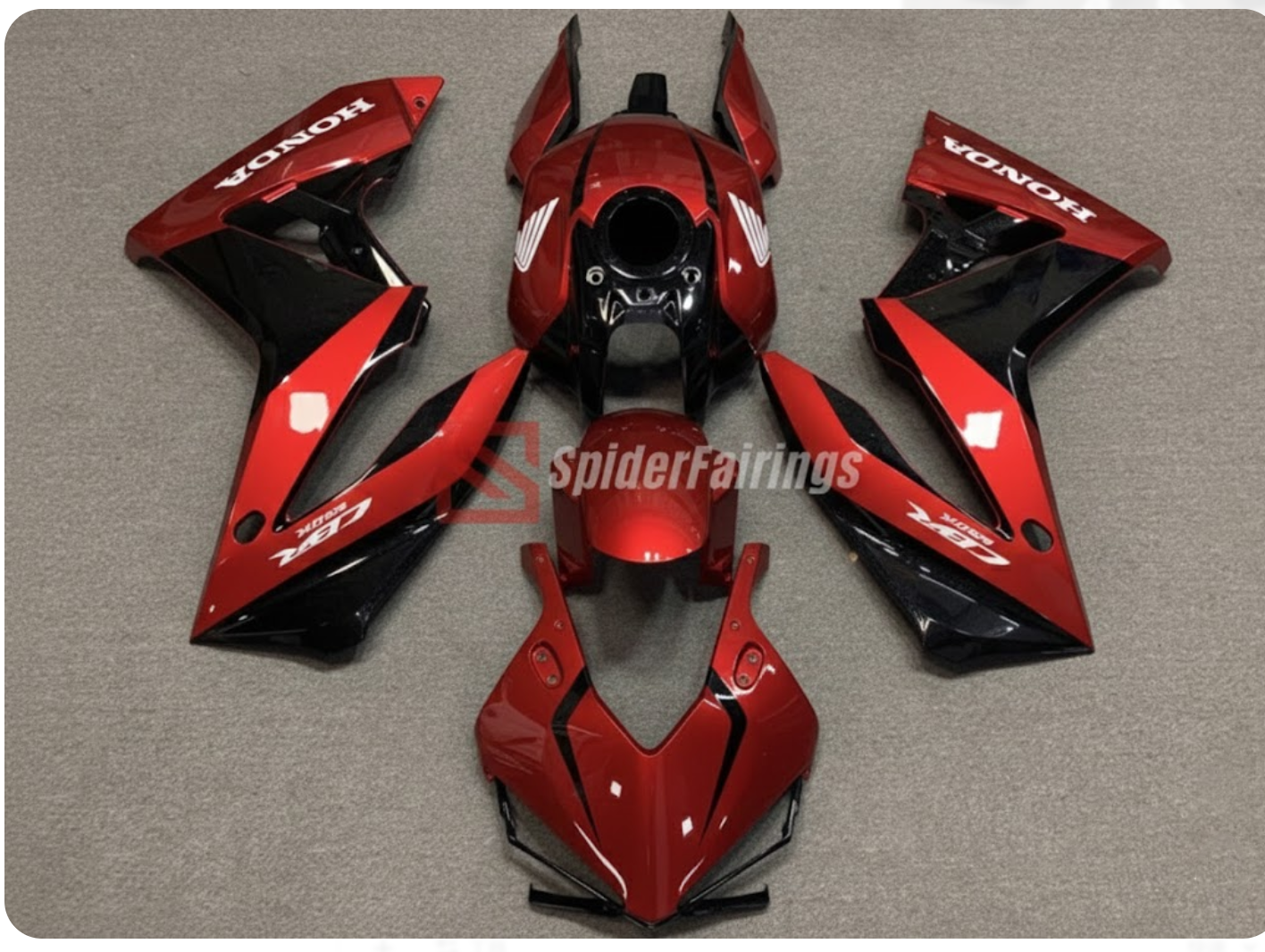 Candy Red And BLack-Honda CBR650R 2024-2025