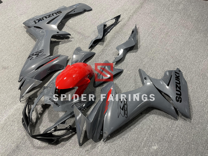 Gloss Grey and Red Suzuki GSXR600-750 2011-2019