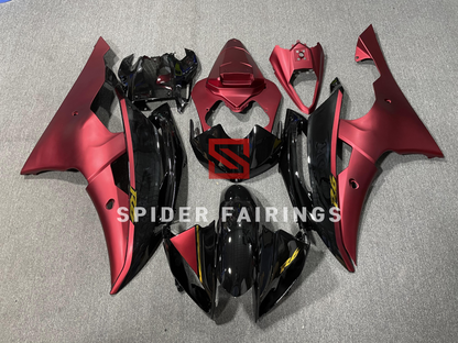 Matte Red and Black-Yamaha YZF R6 2008-2016