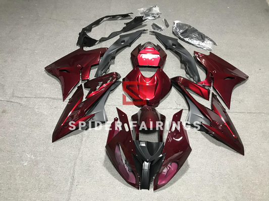 Dark Red and Black-BMW S1000RR 2017-2018