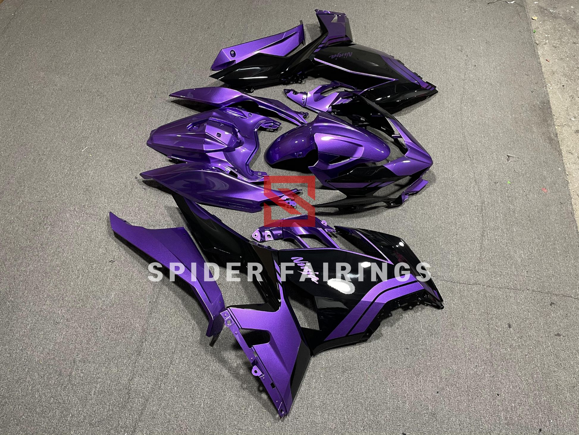 Gloss Purple&Black-Kawasaki Ninja400 2018-2021