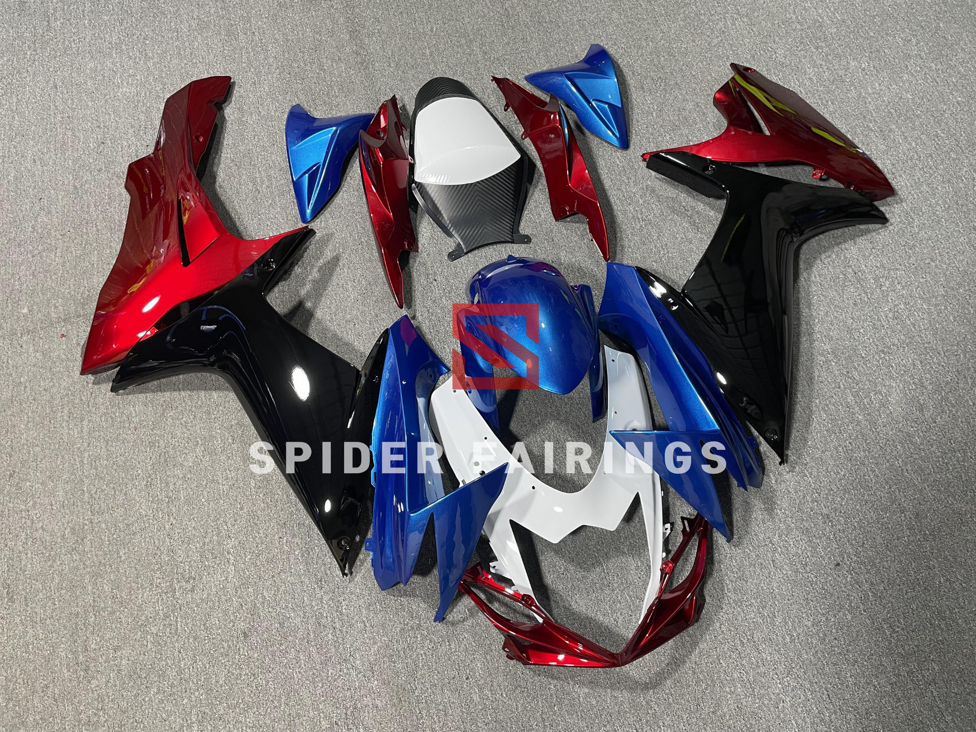 Red,Black and Blue-Suzuki GSXR600-750 2011-2019