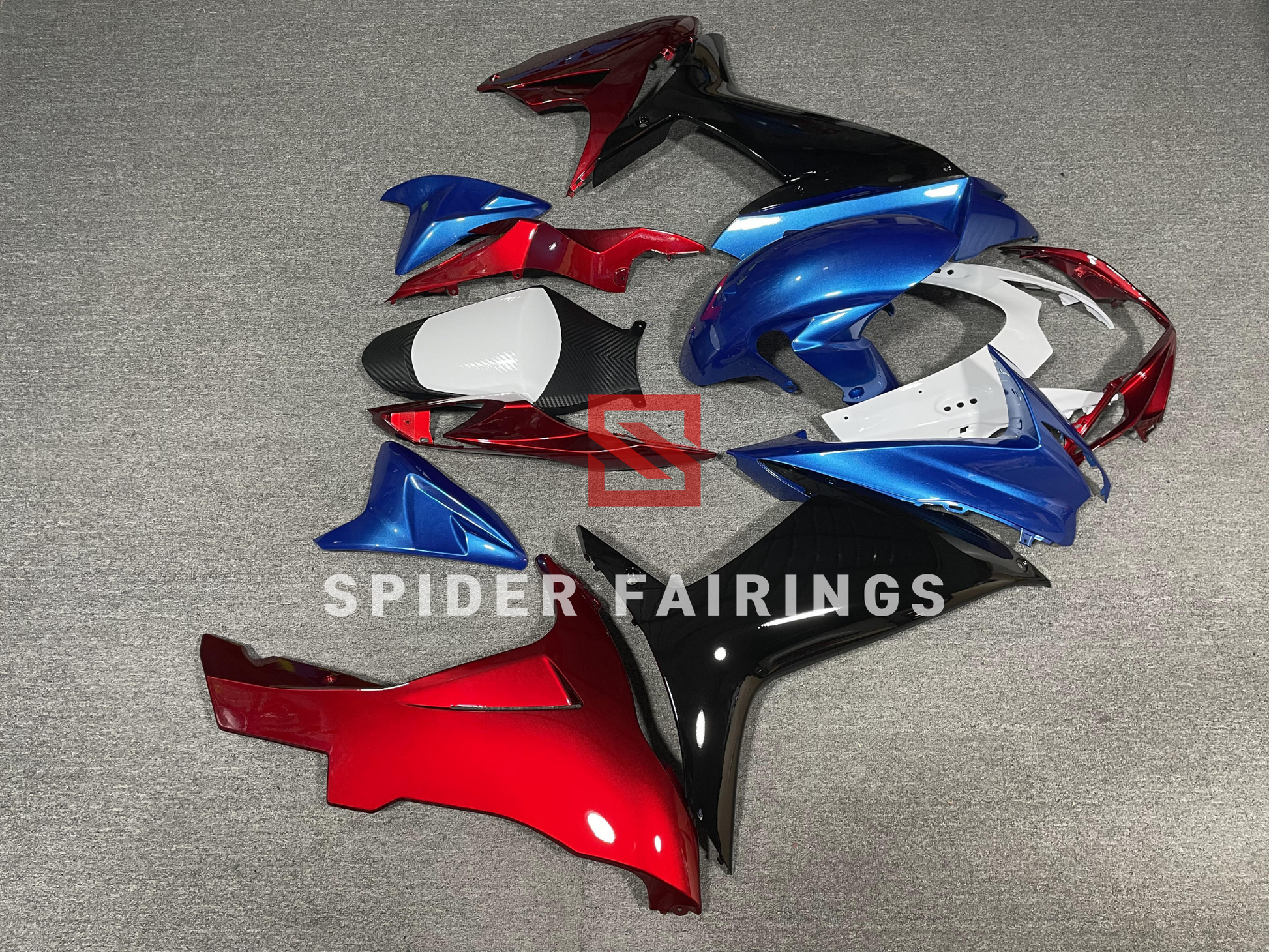 Red,Black and Blue-Suzuki GSXR600-750 2011-2019