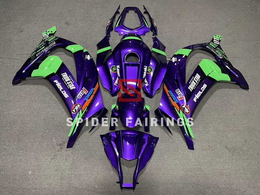 Custom EVA for Dark Purple-Kawasaki ZX-10R 2011-2015