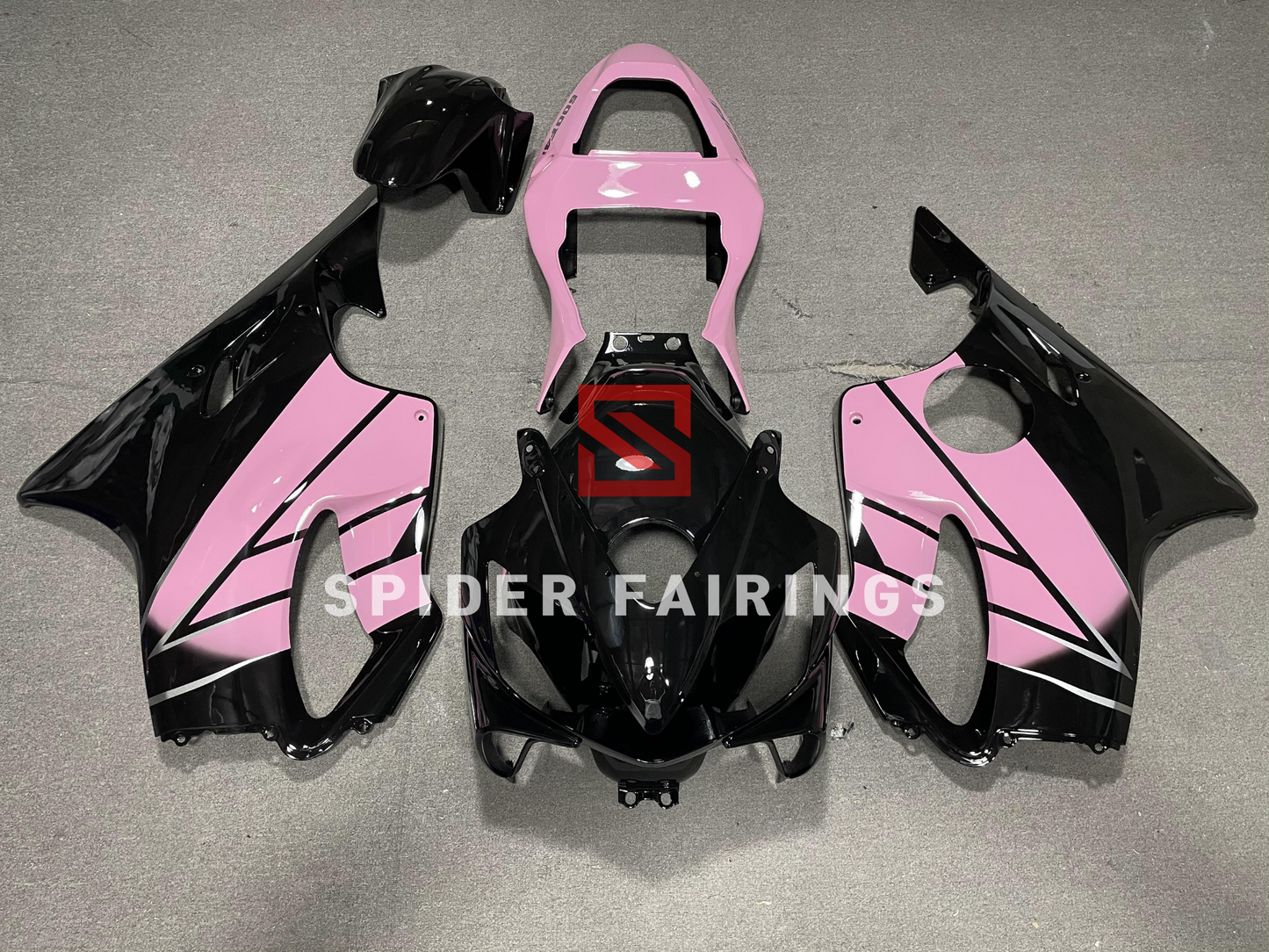 Gloss Pink&Black-Honda CBR600F 2001-2003