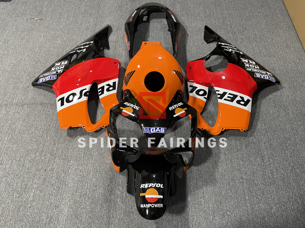 Gloss Orange&Red Repsol-Honda CBR600F 2004-2007 – SpiderFairings