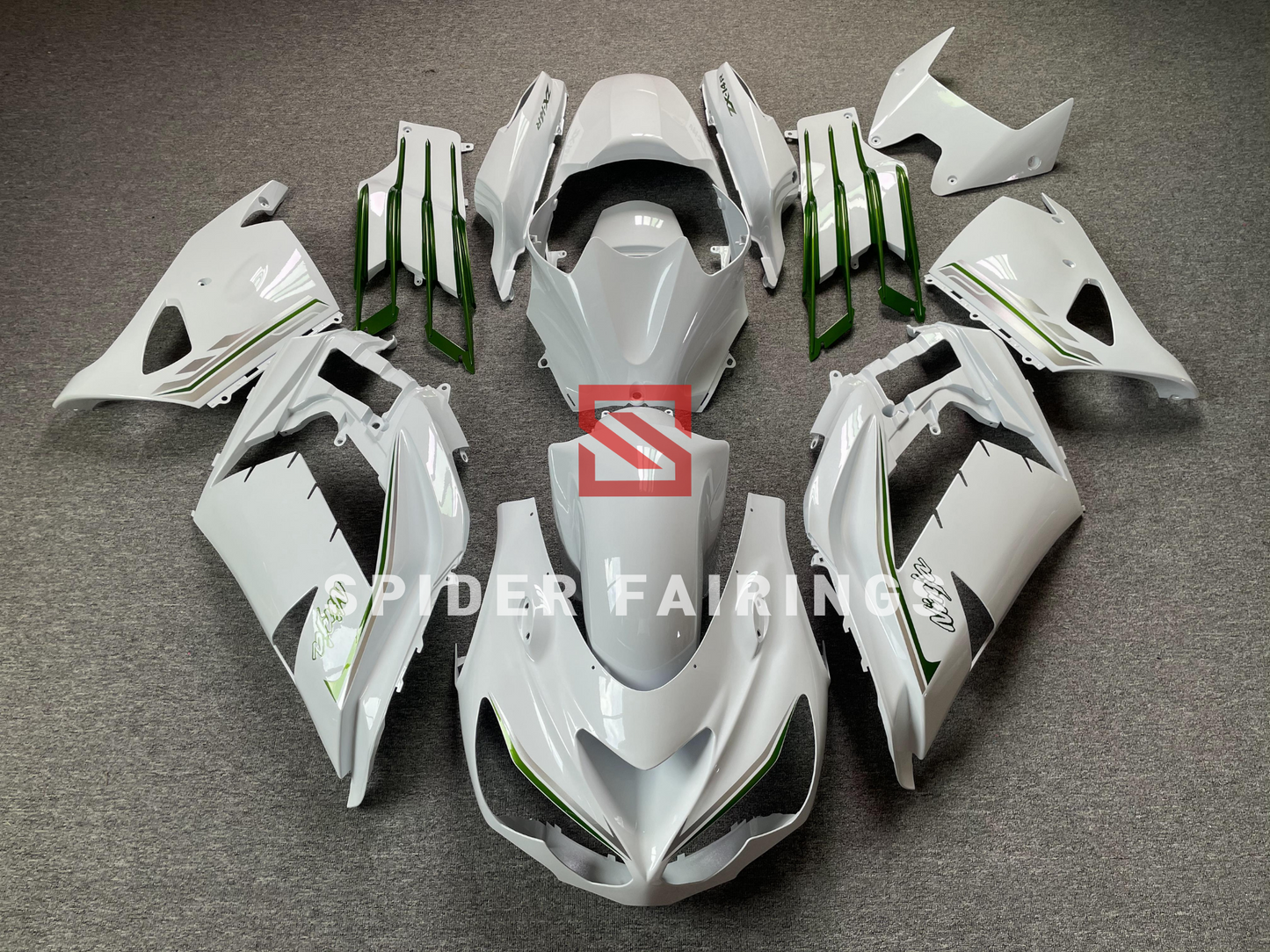 Gloss White-Kawasaki ZX-14R 2012-2018