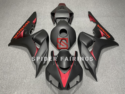 Matte Black and Red-Honda CBR1000RR 2006-2007