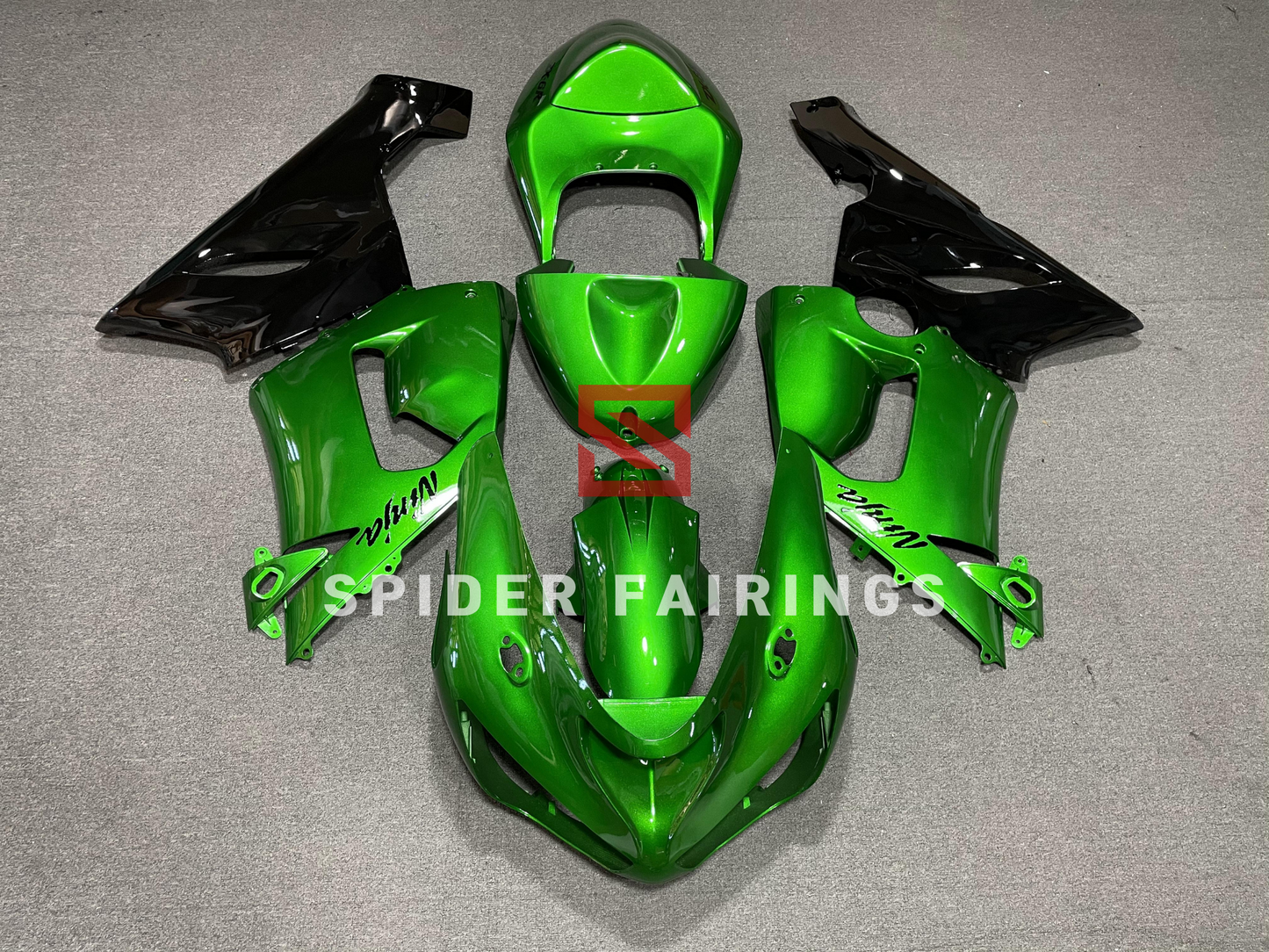 Pearl Green-Kawasaki ZX-6R 2005-2006