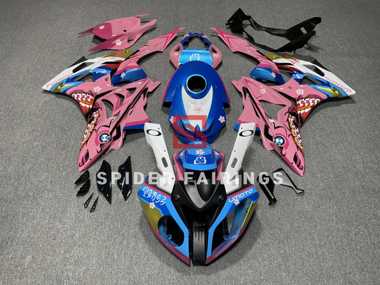 Blue and Pink Shark-BMW S1000RR 2009-2014