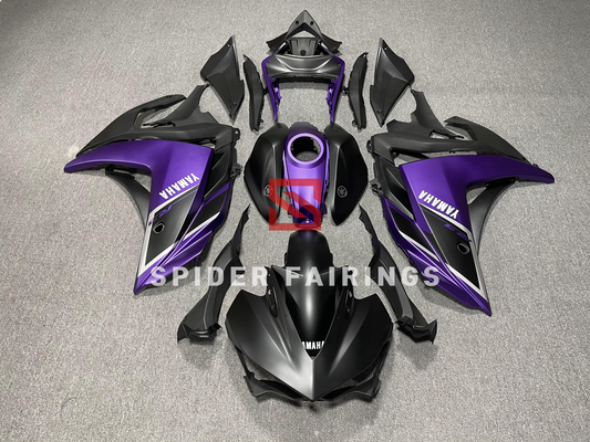 Matte Purple and Black-Yamaha Y-R25/R3 2014-2018
