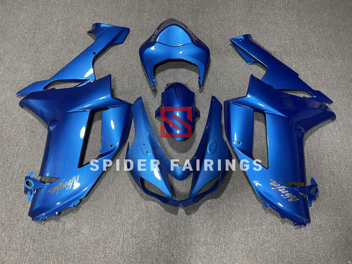 Gloss Blue-Kawasaki ZX-6R 2007-2008