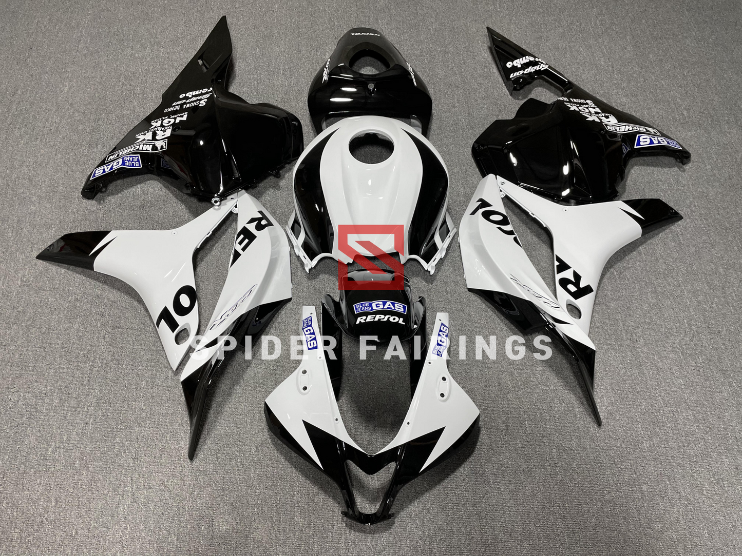 Black and White Repsol-Honda CBR600RR 2009-2012