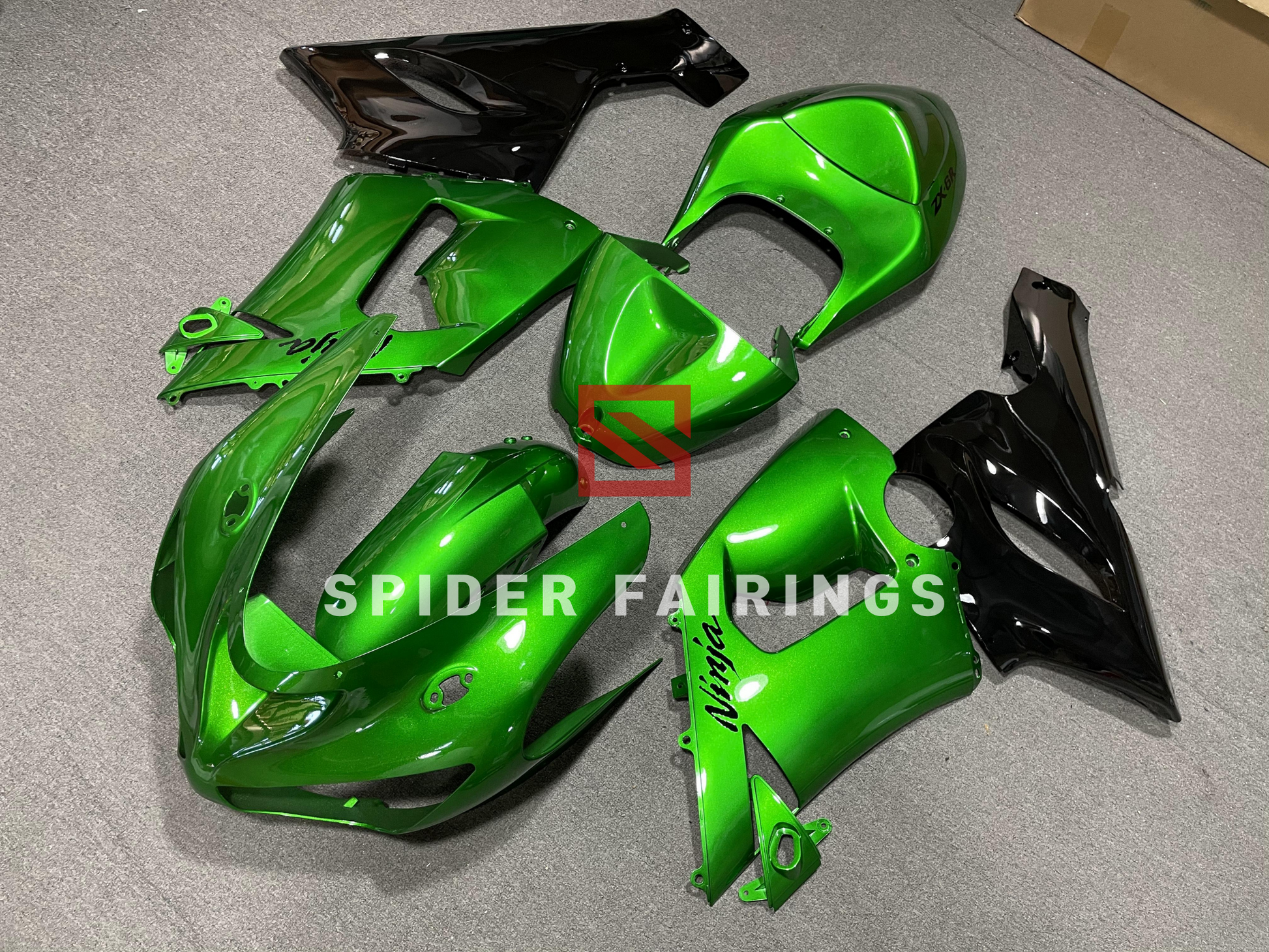 Pearl Green-Kawasaki ZX-6R 2005-2006