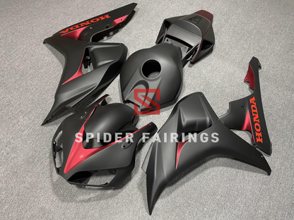 Matte Black and Red-Honda CBR1000RR 2006-2007