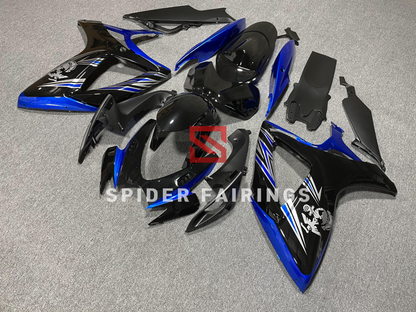 Gloss Black and Blue Suzuki GSXR600-750 2006-2007