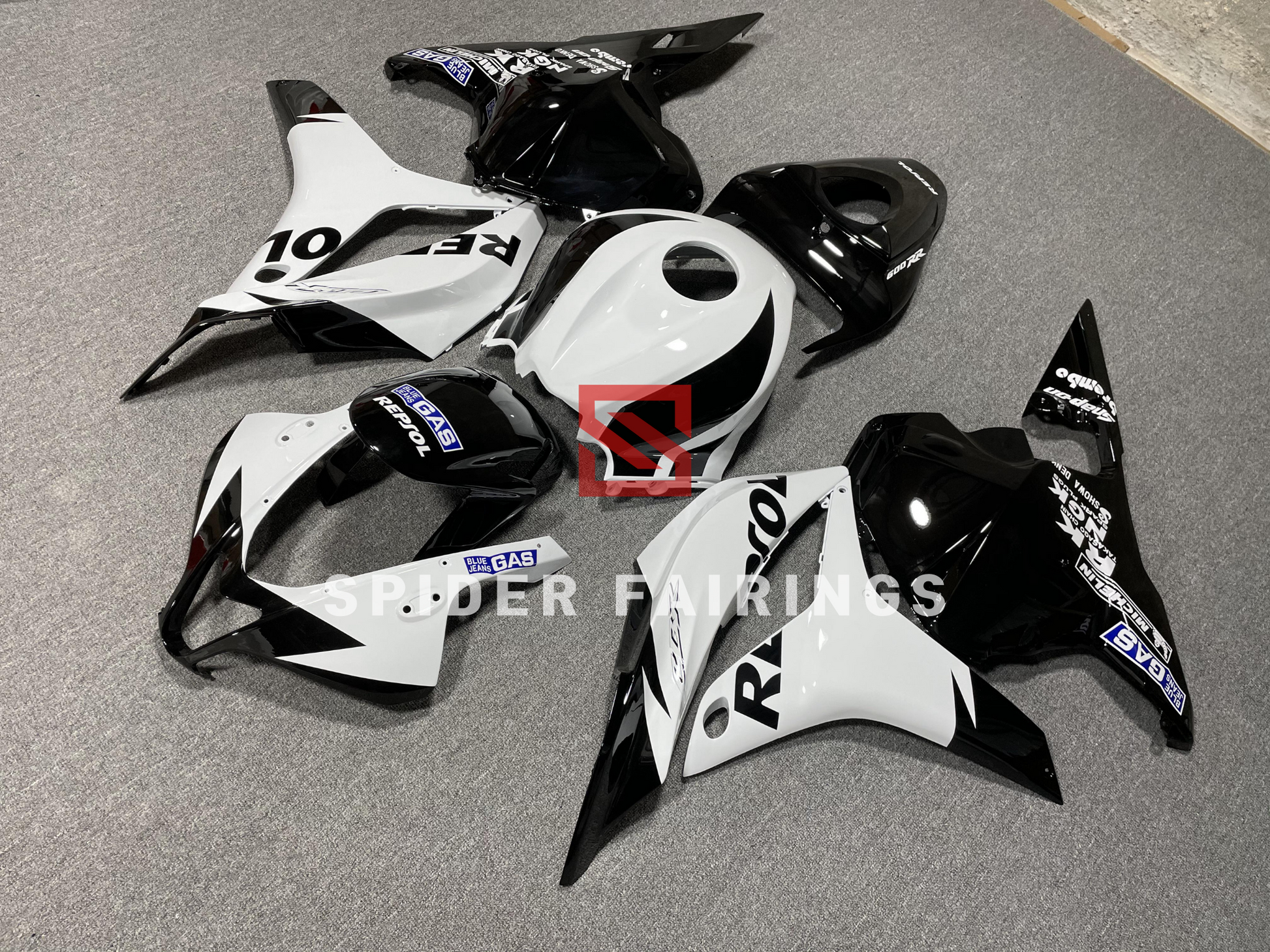 Black and White Repsol-Honda CBR600RR 2009-2012