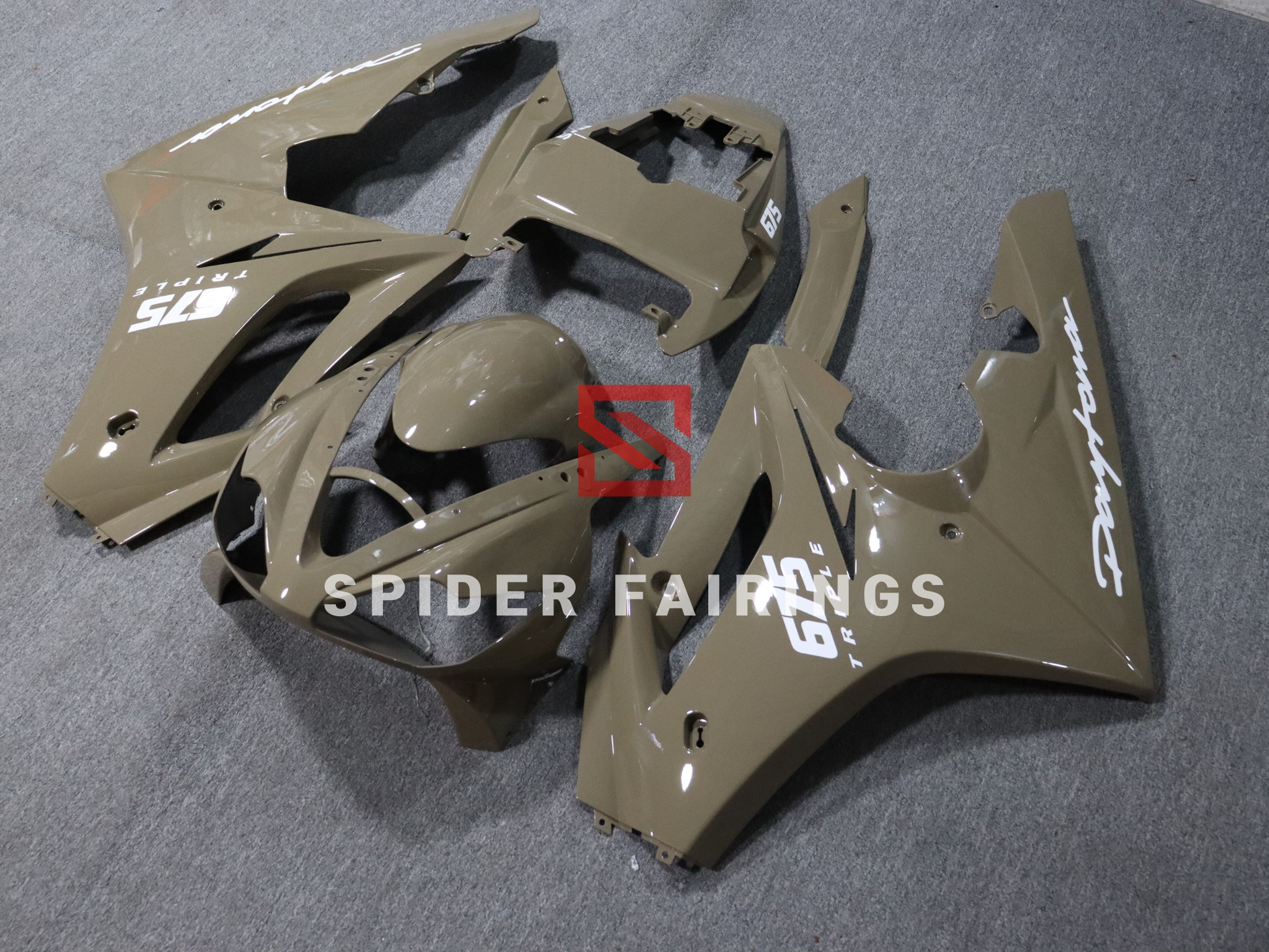 Gloss Grey-Triumph Daytona 675 2006-2008