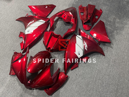 Gloss Red and White-Yamaha YZF R1 2012-2014