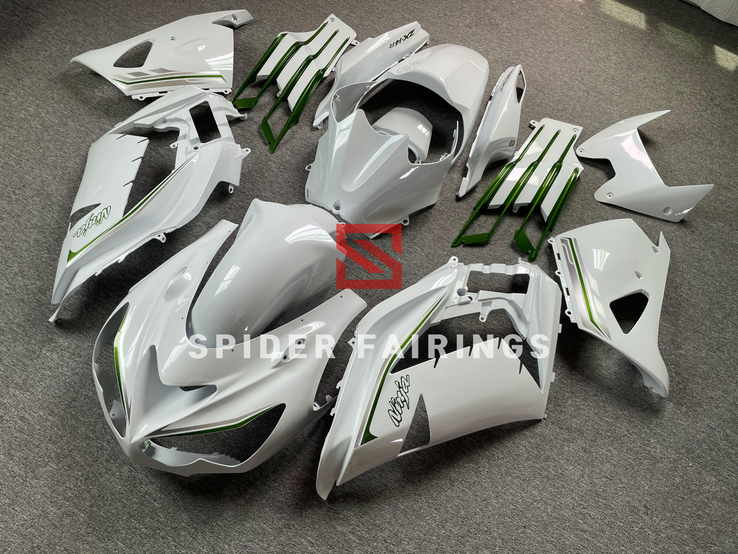 Gloss White-Kawasaki ZX-14R 2012-2018