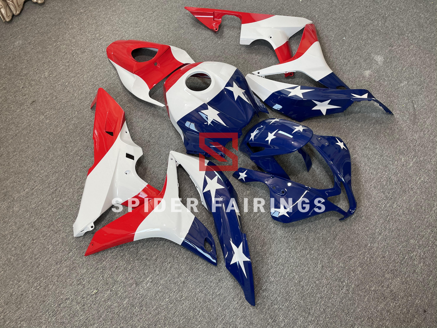 Custom US Flag-Honda CBR600RR 2007-2008