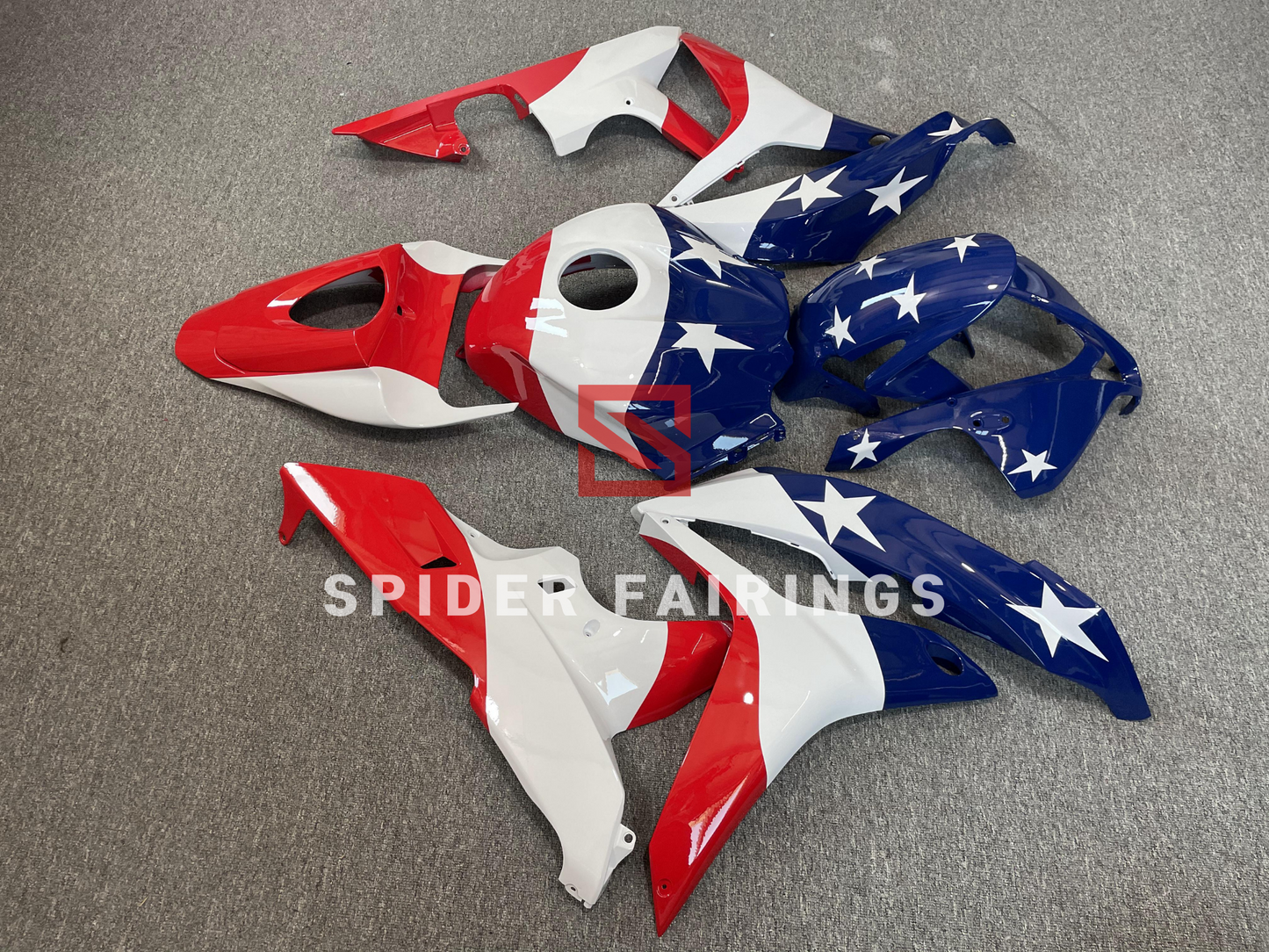 Custom US Flag-Honda CBR600RR 2007-2008