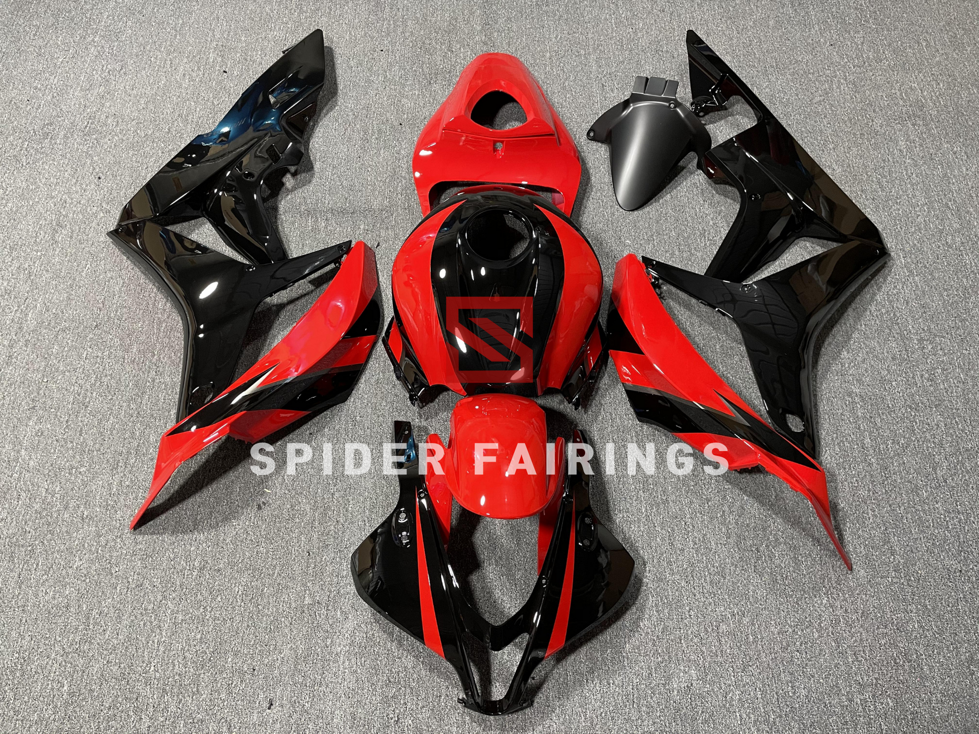 Gloss Red&Black-Honda CBR600RR 2007-2008