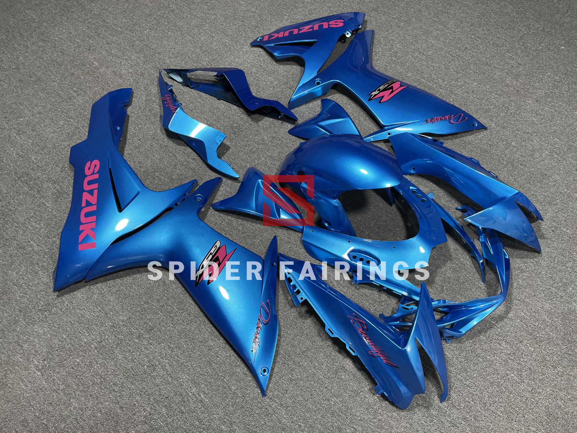 Gloss Azuk Blue-Suzuki GSXR600-750 2011-2019