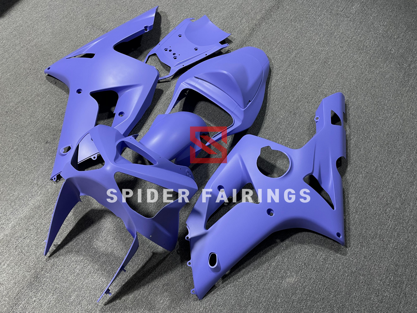 Matte Royal Blue-Kawasaki ZX-6R 2003-2004