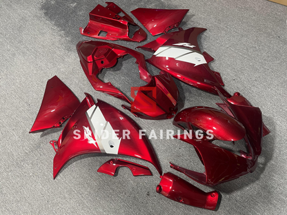 Gloss Red and White-Yamaha YZF R1 2012-2014