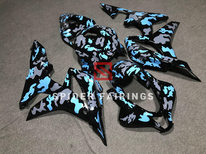 SkyBlue and Grey Camo-Honda CBR600RR 2007-2008