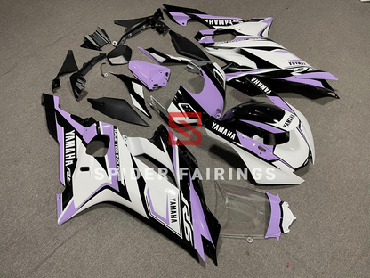 Purple,White and Black-Yamaha YZF R6 2017-2022