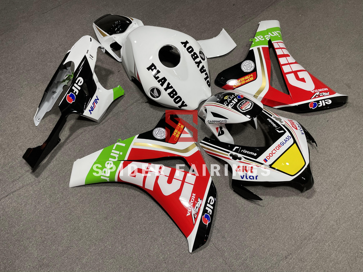 Gloss White PlayBoy-Honda CBR1000RR 2008-2011