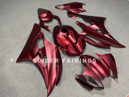 Matte Dark Red-Yamaha YZF R6 2006-2007