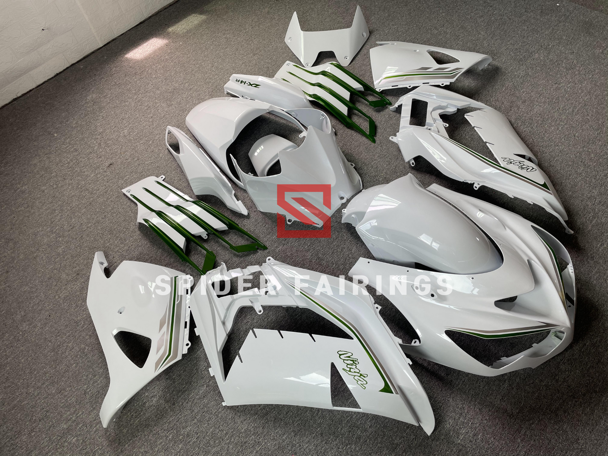 Gloss White-Kawasaki ZX-14R 2012-2018