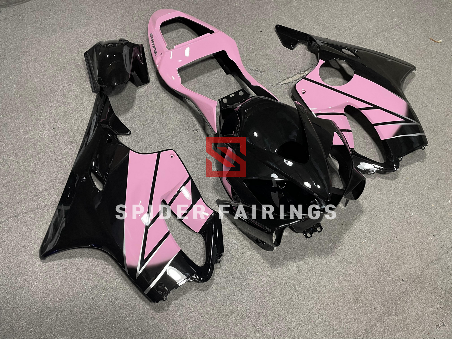 Gloss Pink&Black-Honda CBR600F 2001-2003