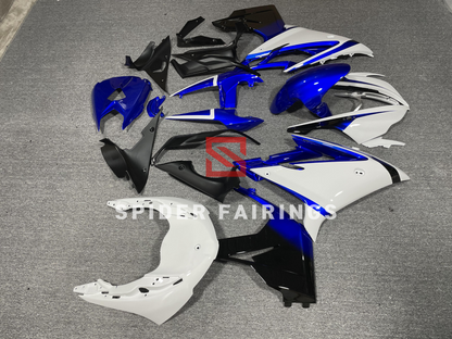 Blue,White and Black Triumph Daytona 675 2013-2016