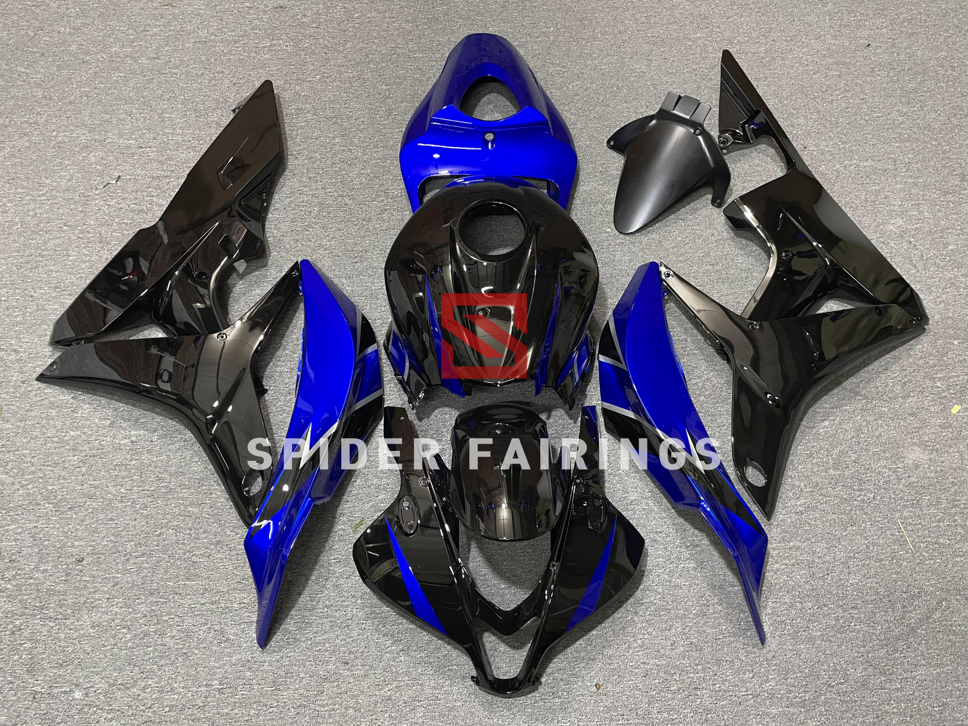 Gloss Black&Blue-Honda CBR600RR 2007-2008