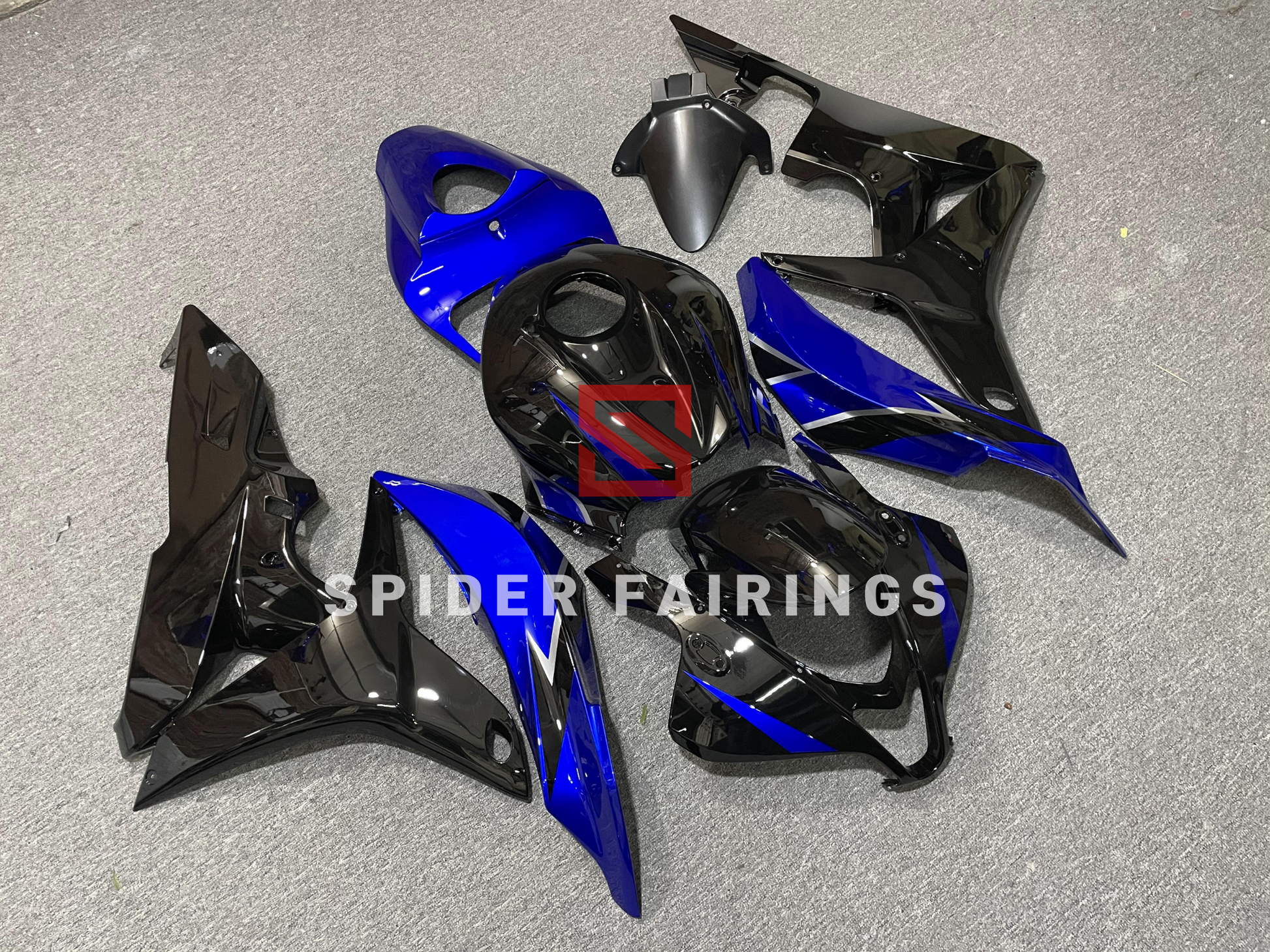 Gloss Black&Blue-Honda CBR600RR 2007-2008