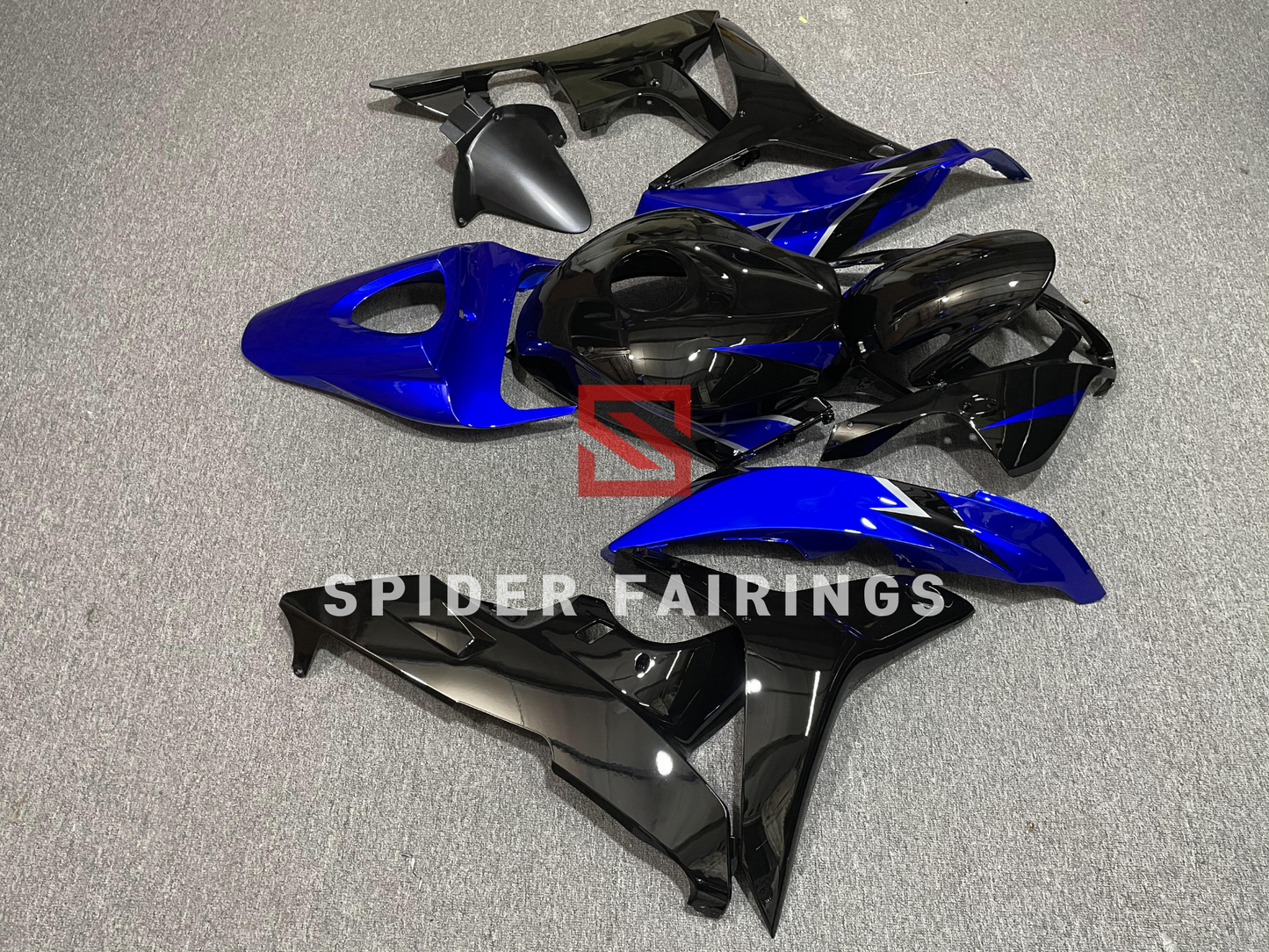 Gloss Black&Blue-Honda CBR600RR 2007-2008