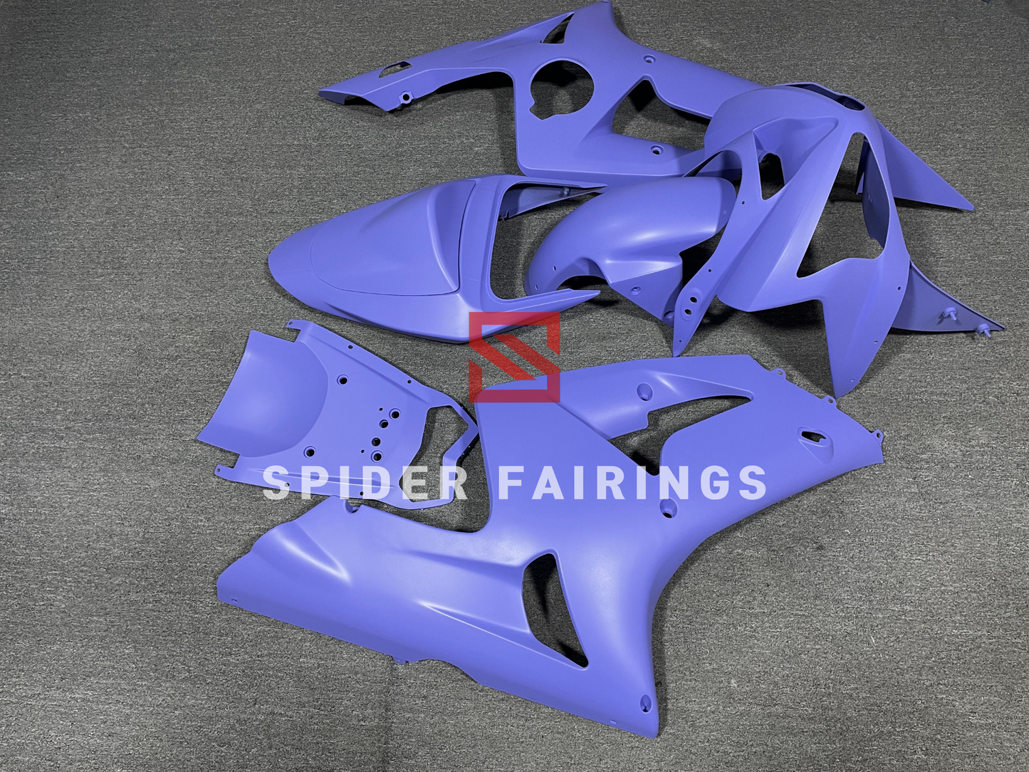 Matte Royal Blue-Kawasaki ZX-6R 2003-2004