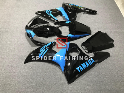 Gloss Blue and Black-Yamaha YZF R6 2003-2004