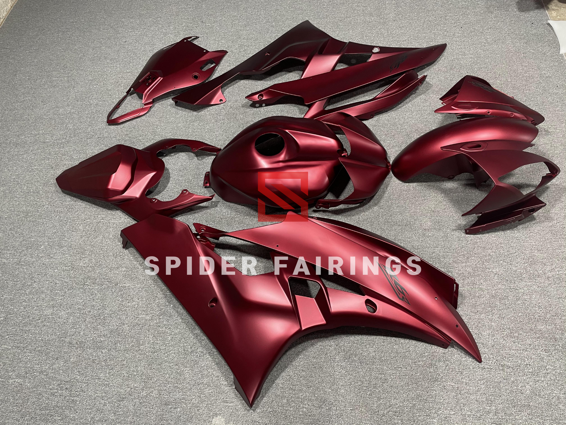 YAMAHA YZF-R6 バイク カウルセット 赤 ソウルレッドクリスタルM YAMAHA YZF-R6 バイク カウルセット 赤 ソウルレッドクリスタルM
