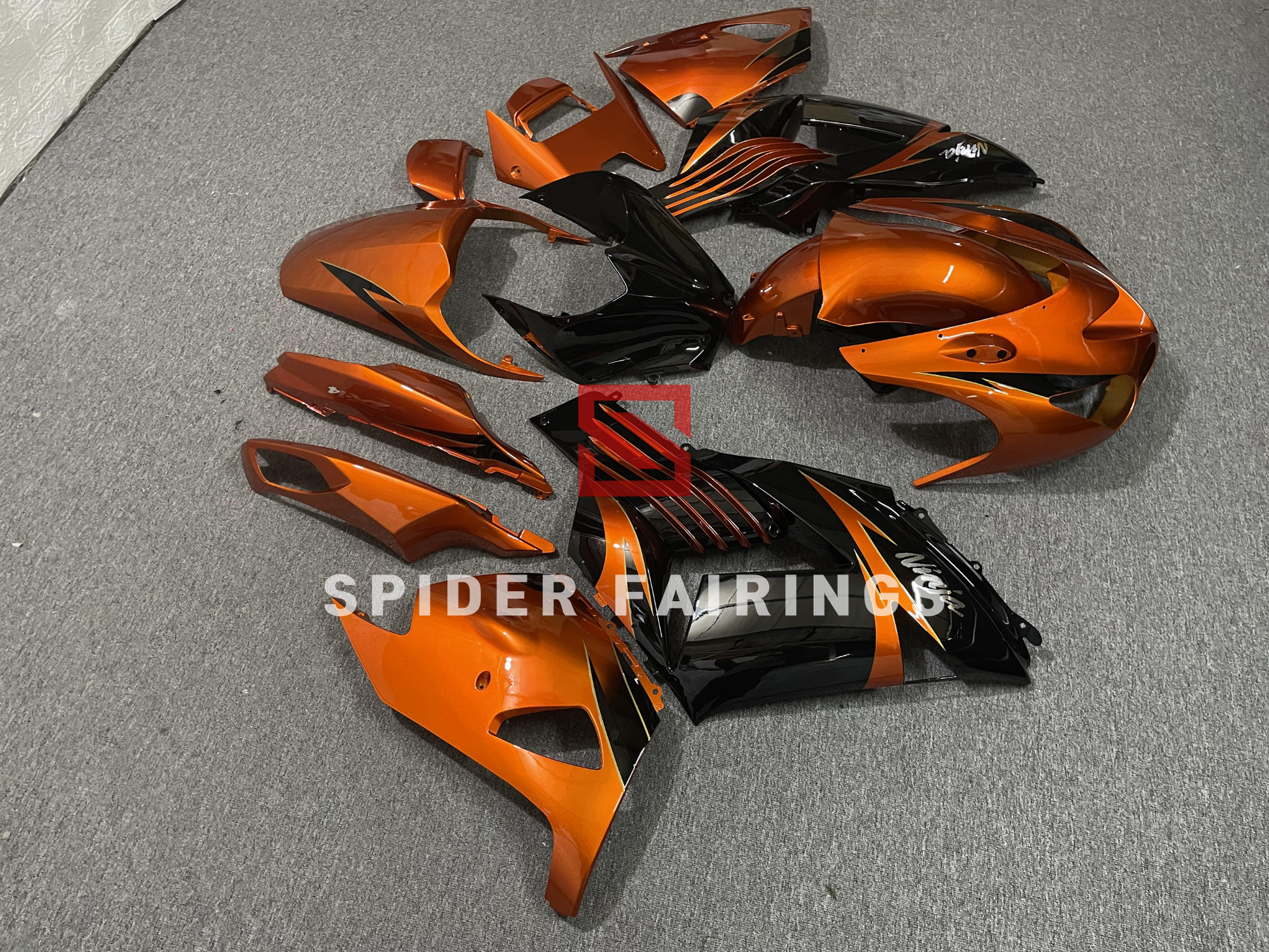 Gloss Orange and Black-ZX-14R 2006-2011