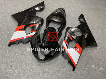 Gloss Black and Red-Suzuki GSXR600-750 2004-2005