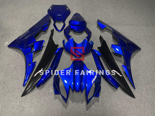 Gloss Blue and Black-Yamaha YZF R6 2006-2007