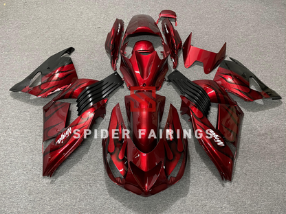 Gloss Red Flame-Kawasaki ZX-14R 2006-2011