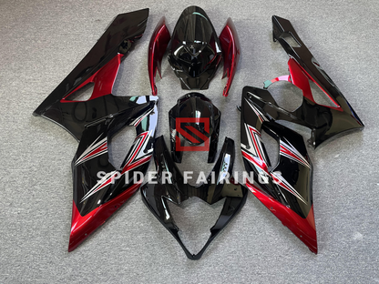 Fairings for Black Suzuki GSXR1000 2005-2006